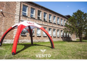 Salt Aviation branding - VENTO tent.